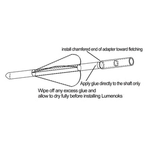 H-Nock Adapter for Micro Diameter Shafts (3 Pack)