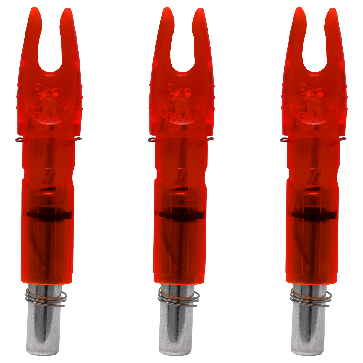 Red GT Lighted Arrow Nocks Lumenok. Red Lumenoks
